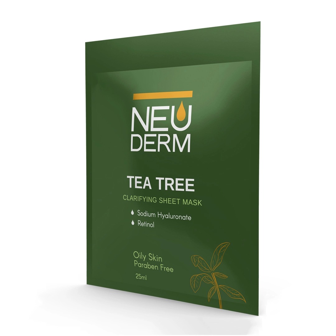 ماسک صورت نئودرم مدل Tea-Tree حجم 25 میلی لیتر